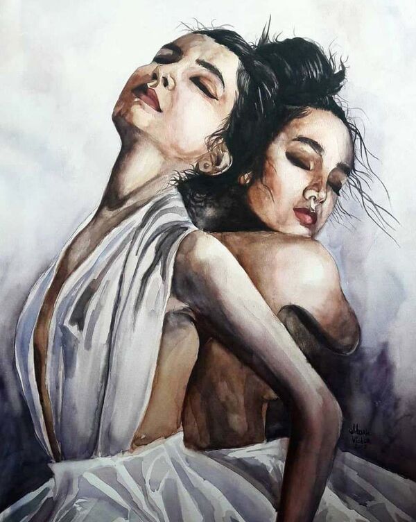 Полуголая красота, или Откровенное искусство от таджикской художницы - Sputnik Узбекистан