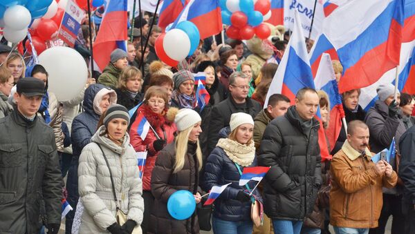 Шествие и митинг Мы едины! в честь Дня народного единства - Sputnik Узбекистан