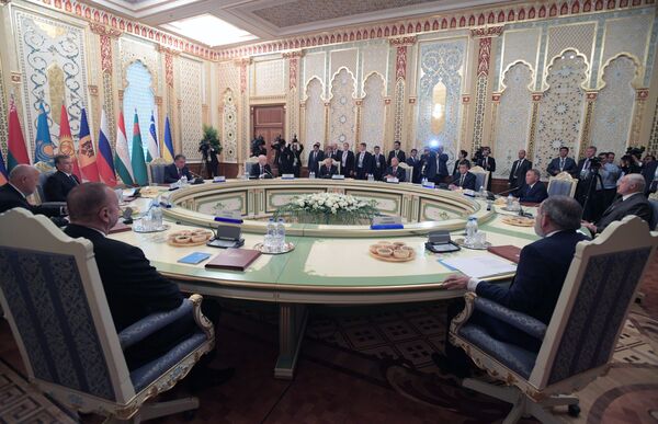  Заседание Совета глав государств СНГ в Душанбе - Sputnik Узбекистан