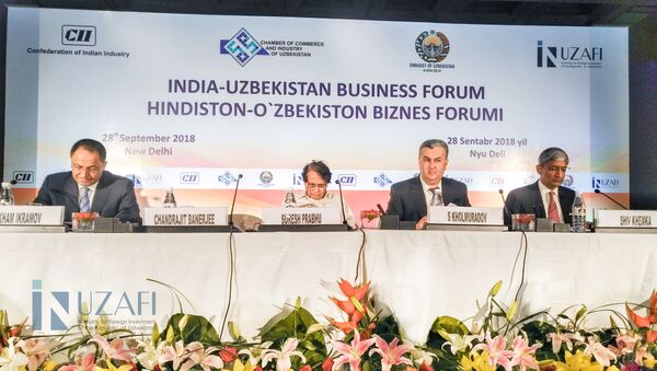 Узбекско-индийский бизнес-форум в Дели - Sputnik Узбекистан