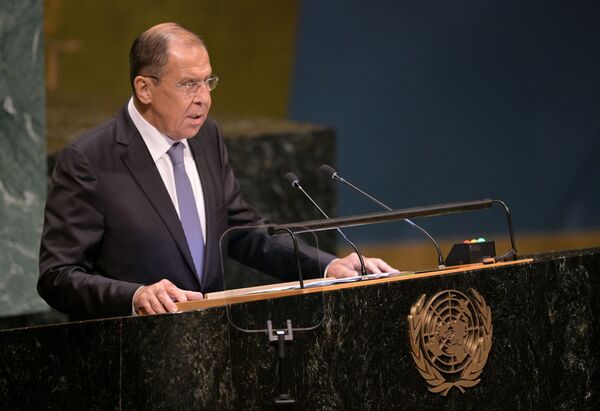 Выступление министра иностранных дел РФ С. Лаврова на Генеральной Ассамблее ООН  - Sputnik Узбекистан