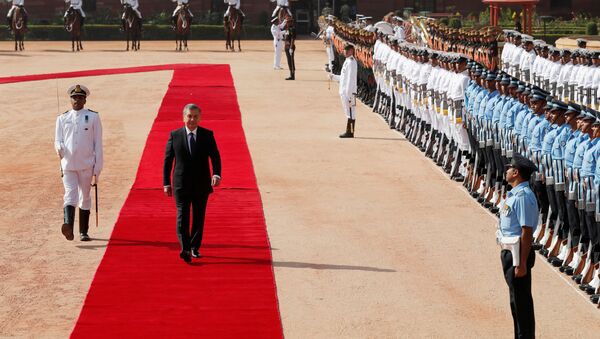 Визит президента Узбекистана Шавката Мирзиёева в Индию - Sputnik Узбекистан
