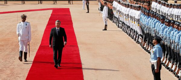 Визит президента Узбекистана Шавката Мирзиёева в Индию - Sputnik Узбекистан