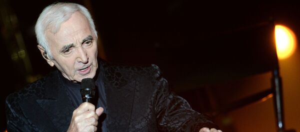 Концерт Шарля Азнавура Концерт Шарля Азнавура - Sputnik Ўзбекистон