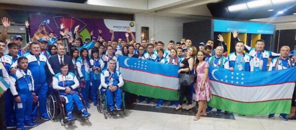 Сборная Узбекистана на III Азиатских паралимпийских играх - Sputnik Узбекистан