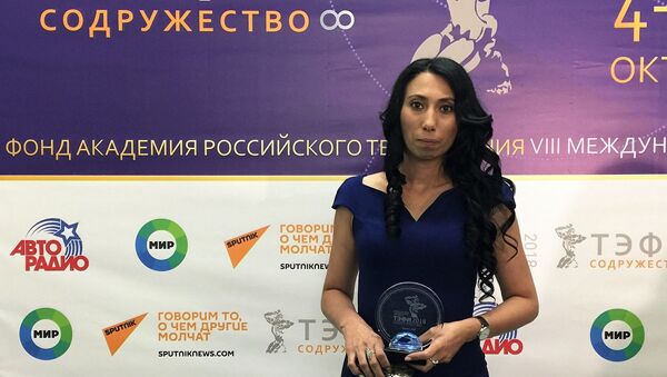 Директор кыргызской частной телевизионной студии 3B-Медиа Хадича Харсанова - Sputnik Узбекистан