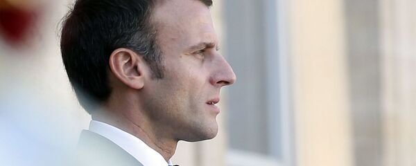 Президент Франции Эммануэль Макрон. Президент Франции Эммануэль Макрон. - Sputnik Ўзбекистон