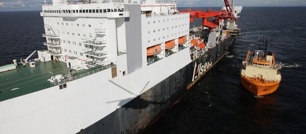 Трубоукладочное судно Солитэр Трубоукладочное судно Солитэр - Sputnik Ўзбекистон