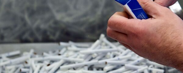 Производство сигарет Производство сигарет - Sputnik Ўзбекистон