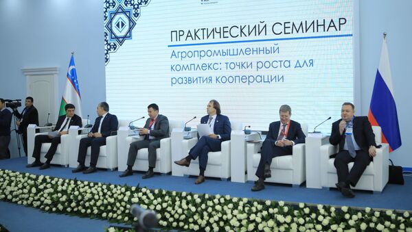 Panelnaya diskussiya v ramkax mejregionalnogo rossiysko-uzbekskogo foruma v Tashkente - Sputnik O‘zbekiston