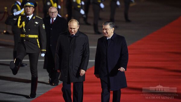 Президент Российской Федерации Владимир Путин прибыл в Ташкент - Sputnik Ўзбекистон