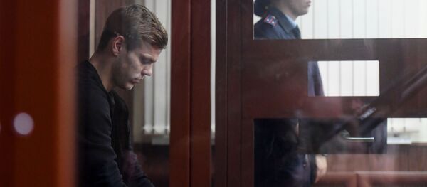 Футболист Александр Кокорин, обвиняемый в хулиганстве - Sputnik Узбекистан