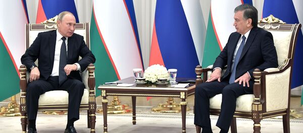 Государственный визит президента РФ В.Путина в Узбекистан Государственный визит президента РФ В.Путина в Узбекистан - Sputnik Узбекистан