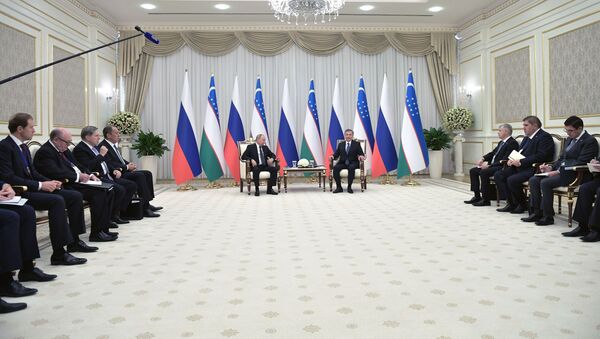 Gosudarstvennыy vizit prezidenta RF V.Putina v Uzbekistan - Sputnik Oʻzbekiston