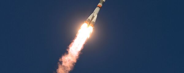 Старт космического корабля Союз ТМА-19М с космодрома Байконур - Sputnik Ўзбекистон