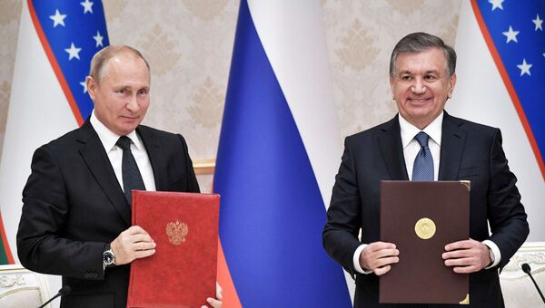 Prezidenti Uzbekistana i RF ob ekonomicheskix itogax peregovorov v Tashkente - Sputnik O‘zbekiston