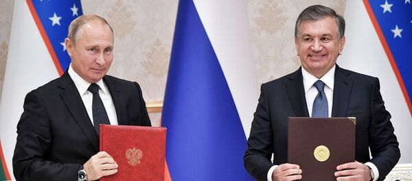 Президенты Узбекистана и РФ об экономических итогах переговоров в Ташкенте Президенты Узбекистана и РФ об экономических итогах переговоров в Ташкенте - Sputnik Ўзбекистон