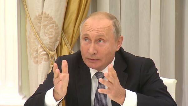 Putin pro gerb SShA - Sputnik O‘zbekiston