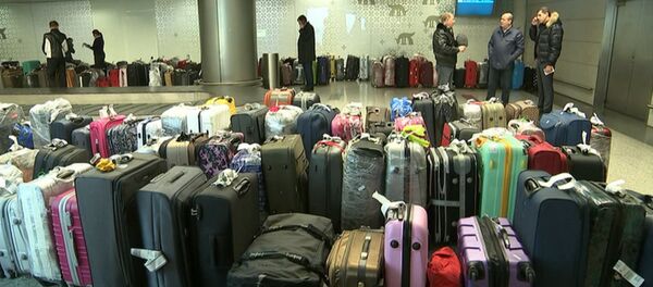 Багаж в аэропорту, архивное фото - Sputnik Узбекистан