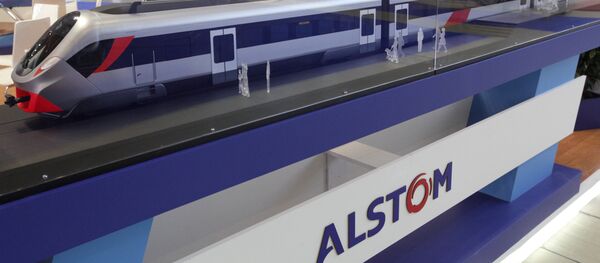 Стенд компании Alstom Стенд компании Alstom - Sputnik Узбекистан