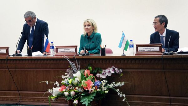 Визит официального представителя МИД РФ Марии Захаровой в Узбекистан - Sputnik Узбекистан