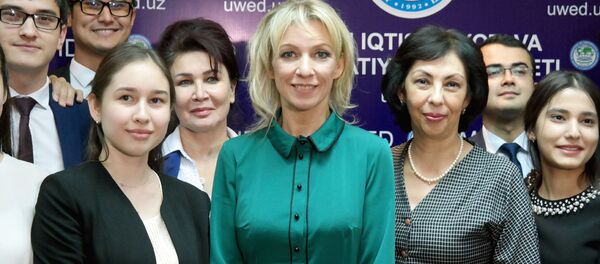 Визит Официального представителя МИД РФ Марии Захаровой в Узбекистан - Sputnik Ўзбекистон