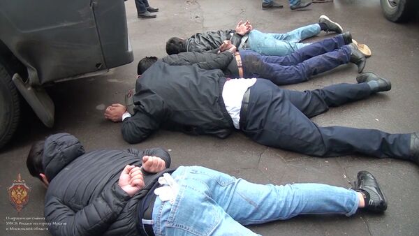 Кадры задержания членов ИГ*, которые планировали теракты в Москве - Sputnik Ўзбекистон