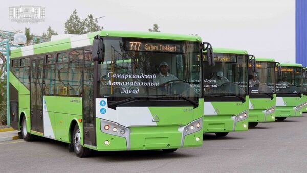 Кондиционированные автобусы в Ташкенте - Sputnik Ўзбекистон