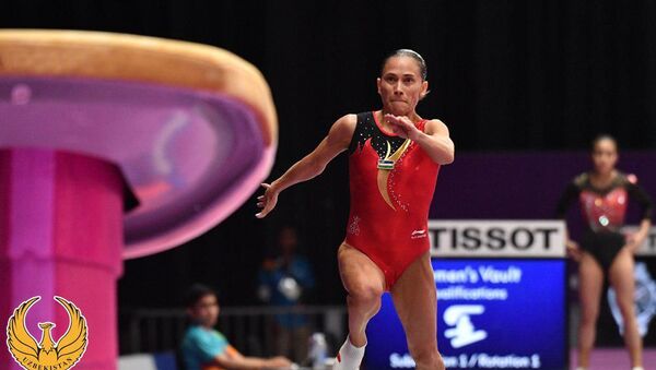 Оксана Чусовитина вышла в финал Чемпионата мира по спортивной гимнастике в Дохе - Sputnik Ўзбекистон