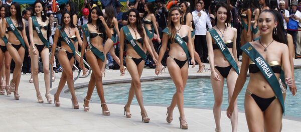 Участницы конкурса Мисс Земля Участницы конкурса Мисс Земля - Sputnik Ўзбекистон
