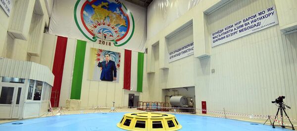 Подготовка к открытию Рогунской ГЭС в Таджикистане Подготовка к открытию Рогунской ГЭС в Таджикистане - Sputnik Ўзбекистон